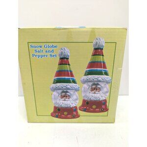 Whimsical Snow Globe Salt and Pepper Set No. 600 New in Box